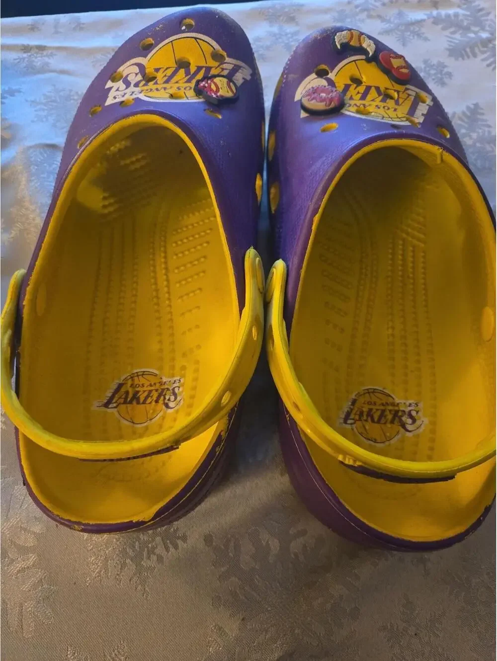 Crocs x NBA Los Angeles Lakers Classic Clogs Size 9M 11W